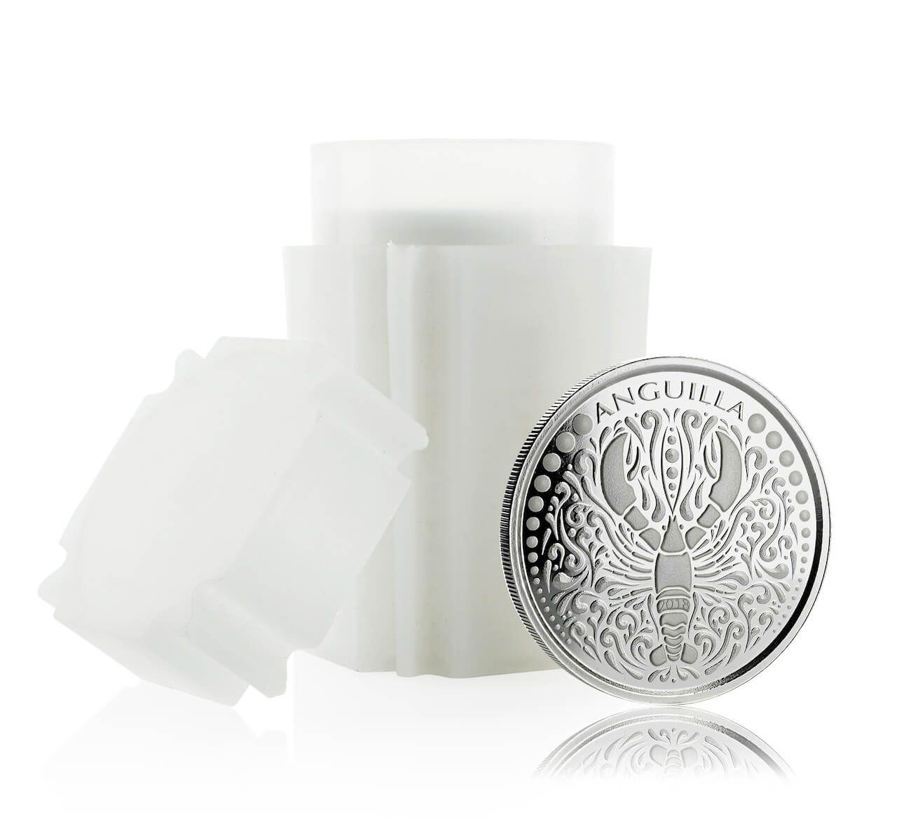 2018 EC8 Anguilla Coin Tube Pose
