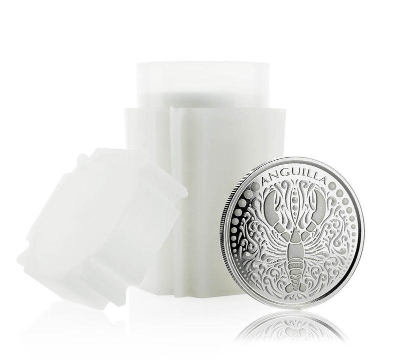 2018 EC8 Anguilla Coin Tube Pose