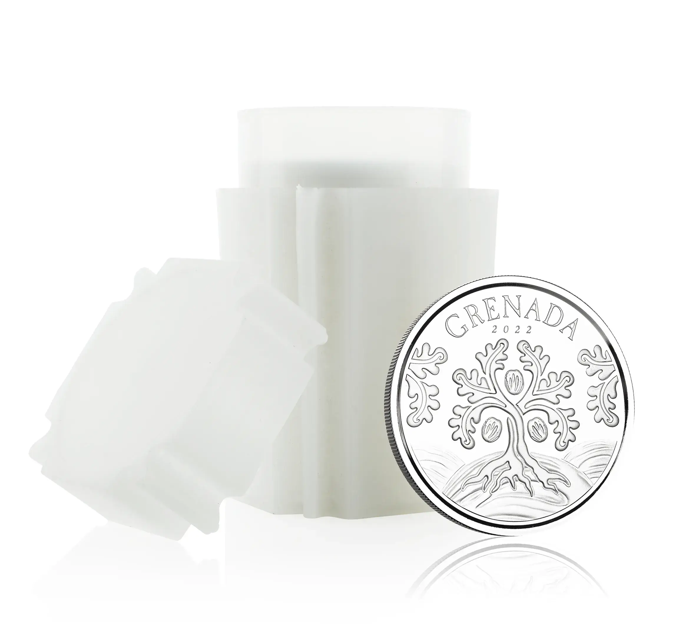 2022 Ec8 Grenada 1 Oz Silver Coin Tube