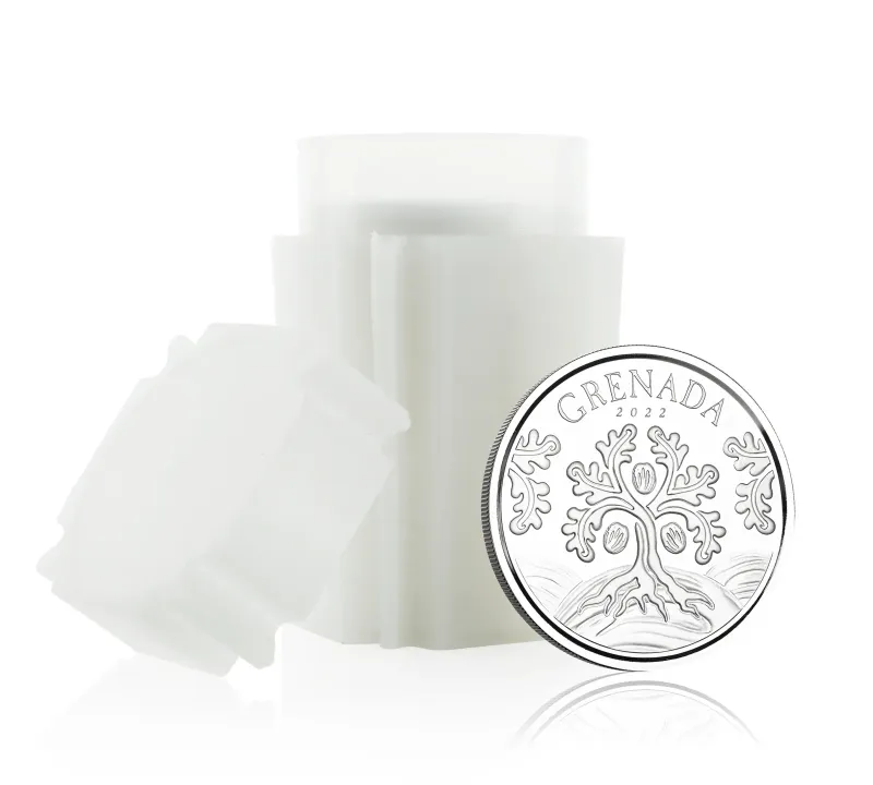 2022 Ec8 Grenada 1 Oz Silver Coin Tube