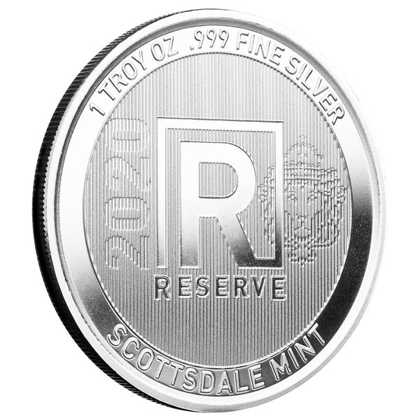 2020 Scottsdale Mint Lion Reserve 1 Oz Silver Round 02