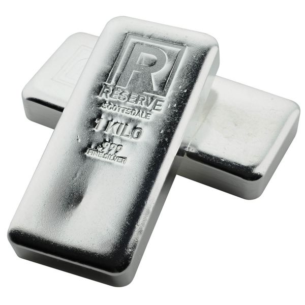 Scottsdale Reserve Cast One Kilo Silver Bar Scottsdale Mint