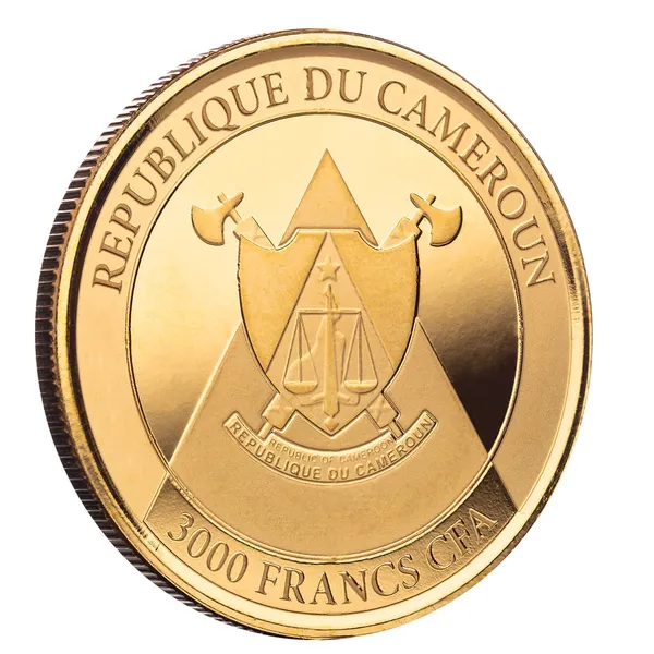 2022 Scottsdale Mint Cameroon Cheetah 1 Oz Gold Proof Coin 04