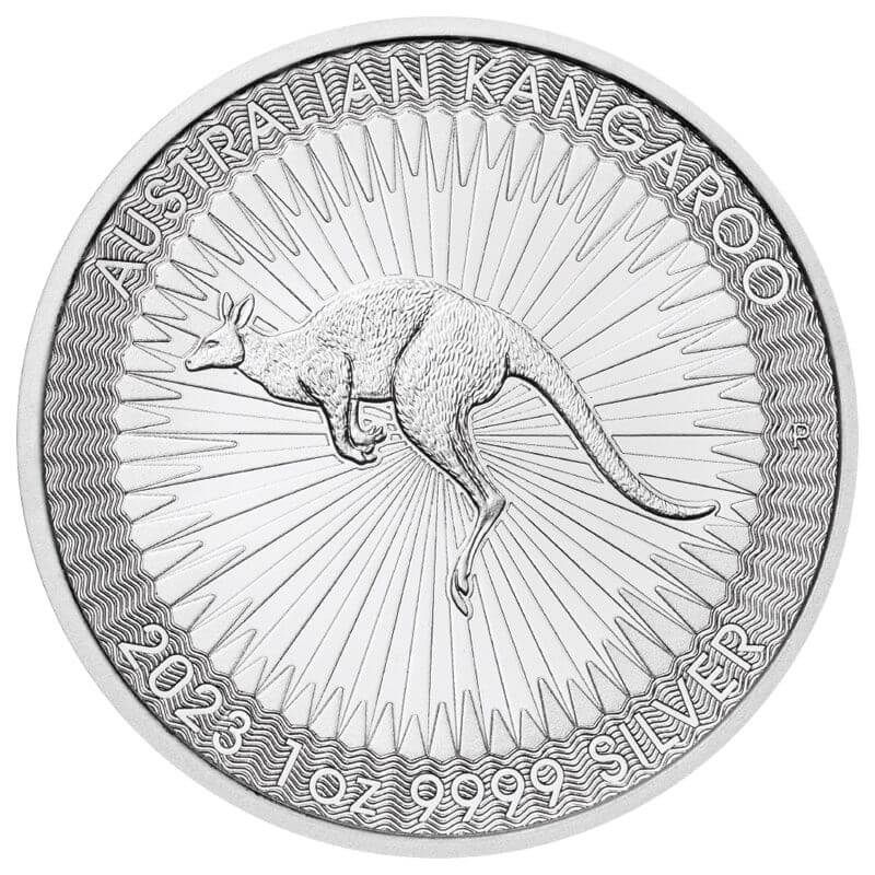 2023 Australian Legal Tender Kangaroo 1 Oz Silver Coin Bu Scottsdale Mint 02