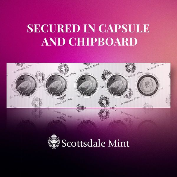 2022 Eastern Caribbean 8 Scottsdale Mint Montserrat Sea Turtle 1 Oz Silver Bu Coin 06
