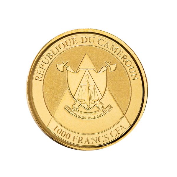 2022 Scottsdale Mint Cameroon Cheetah Tenth Oz Gold Proof Like Coin 01
