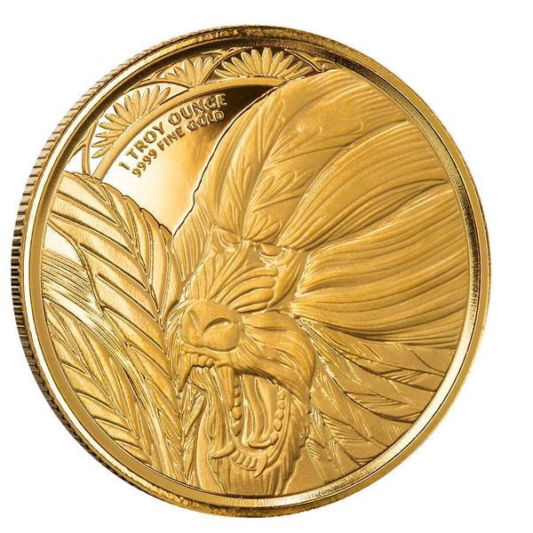 2022 Scottsdale Mint Cameroon Mandrill 1 Oz Gold Coin 03