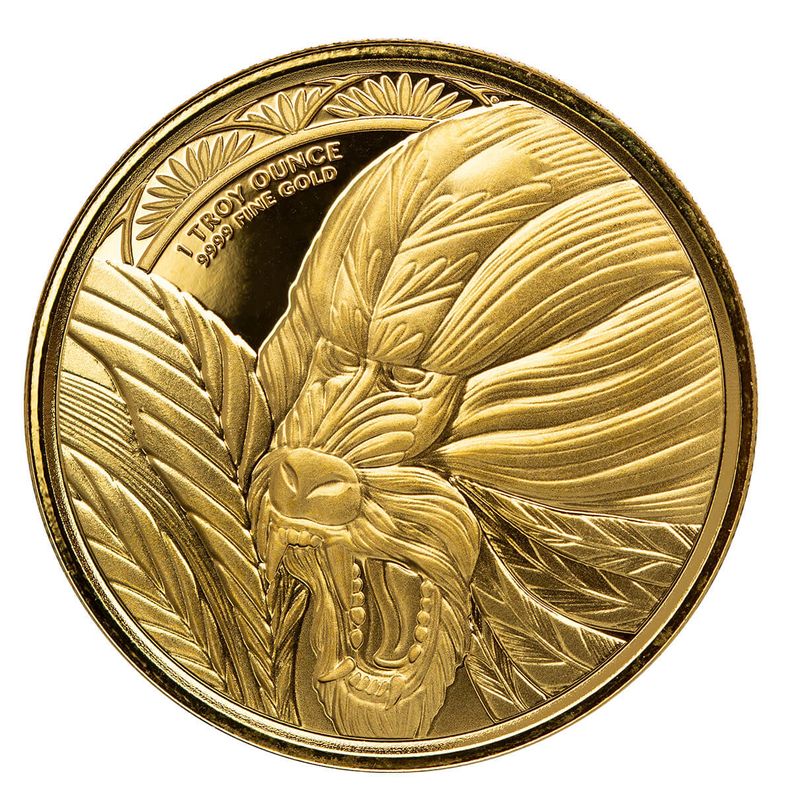 2022 Scottsdale Mint Cameroon Mandrill 1 Oz Gold Coin 04