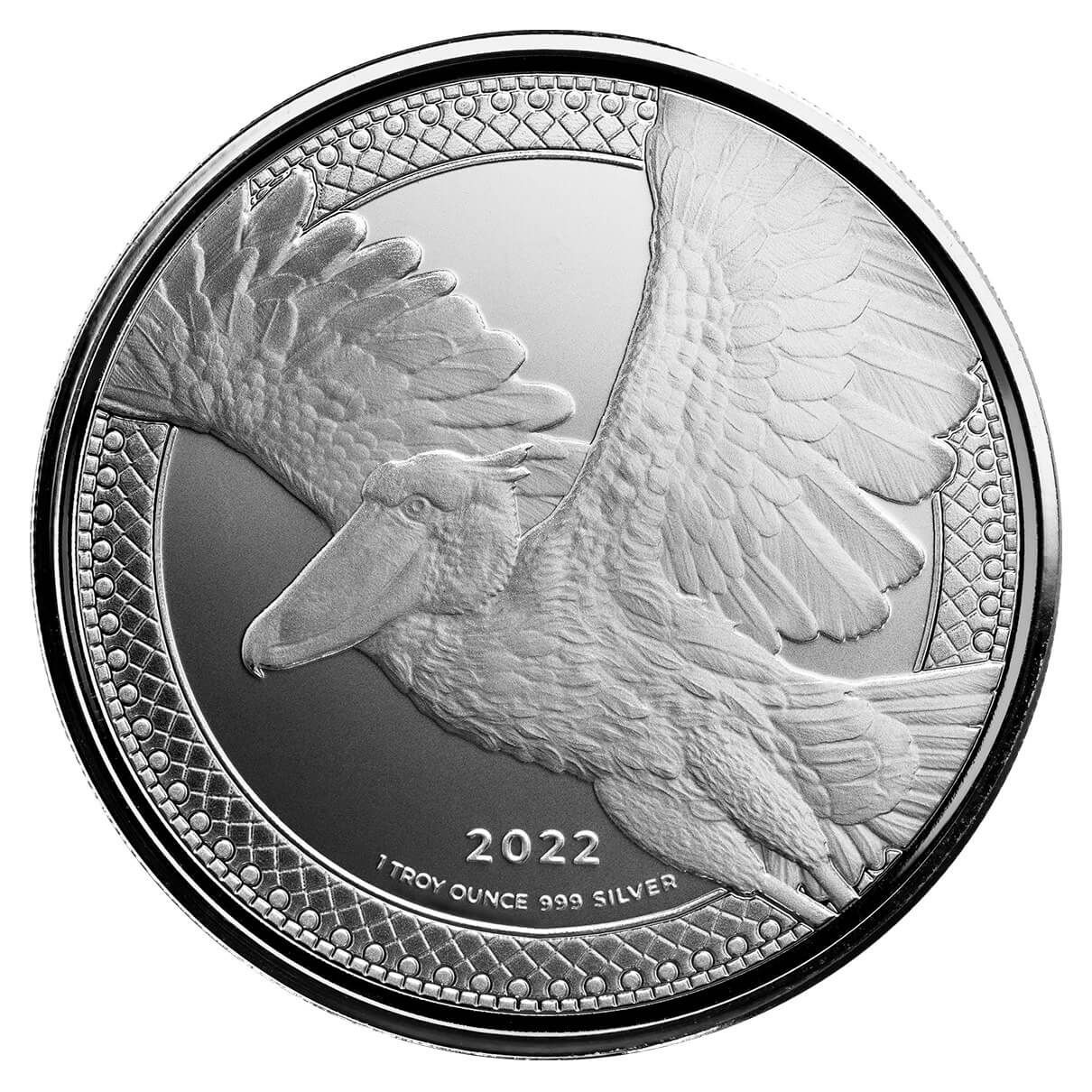 2022 Scottsdale Mint DRC Shoebill 1 oz Silver Coin 04