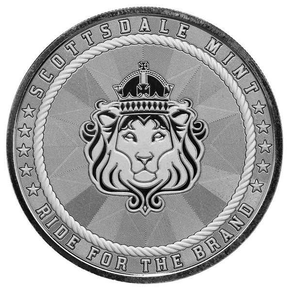2023 Scottsdale Cowboy With Buffalo Privy 1 Oz Silver Round