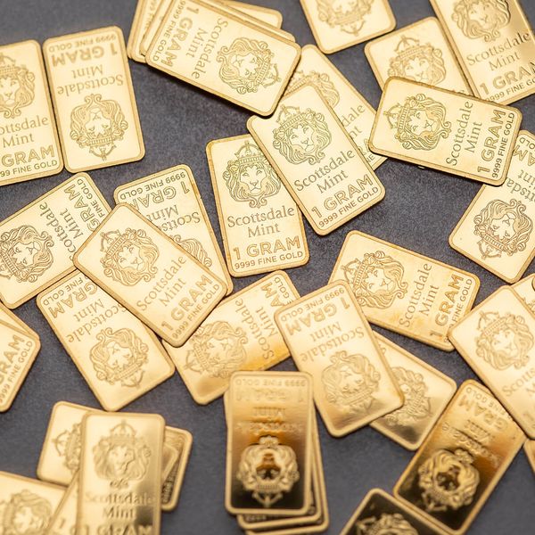 Scottsdale Prepper Gold 1 G X 100 Lion Gold Bar