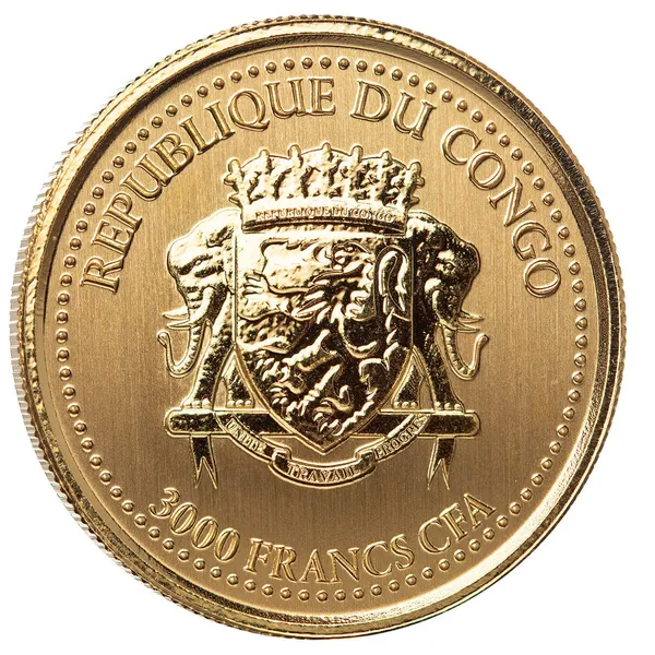 2023 Congo Silverback Gorilla 1 Troy Ounce Gold Coin Scottsdale Mint 01