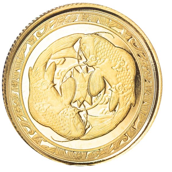 2023 Fiji Koi Fish One Tenth Troy Oz 9999 Fine Gold Proof Coin Scottsdale Mint 03
