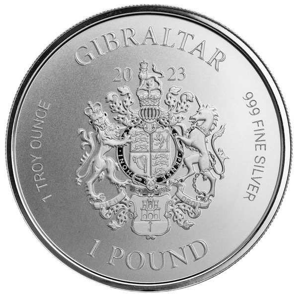 2023 Gibraltar Lady Justice 1 Oz 999 Silver Proof Like Scottsdale Mint 02