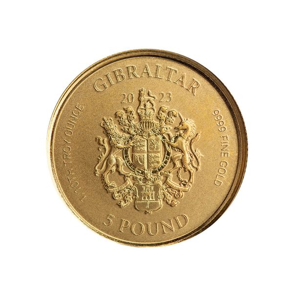 2023 Gibraltar Lady Justice Tenth Oz 9999 Gold Proof Like Scottsdale Mint 02