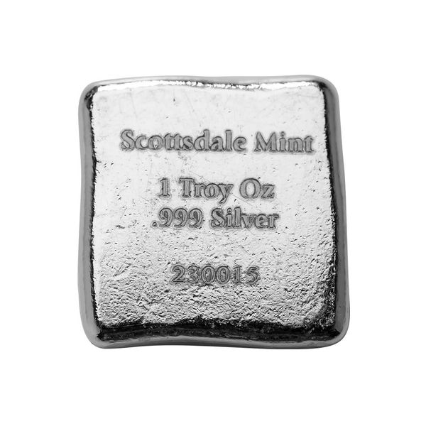 2023 Scottsdale Mint 1 Troy Oz 999 Silver Lion Cast Bar 03