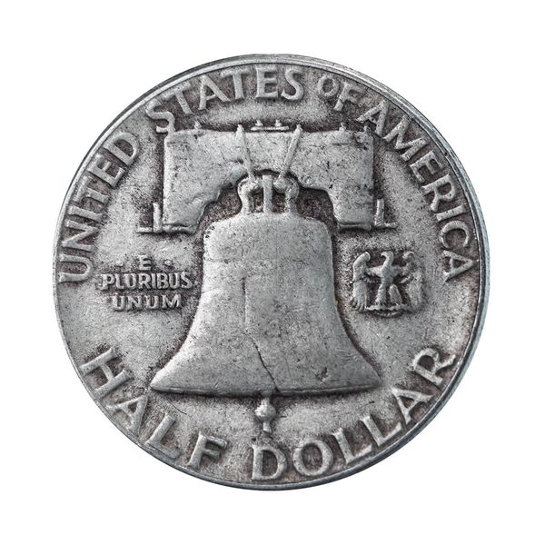 Scottsdale Mint Junk Silver Franklin Liberty Bell Half Dollar Silver Coin 5