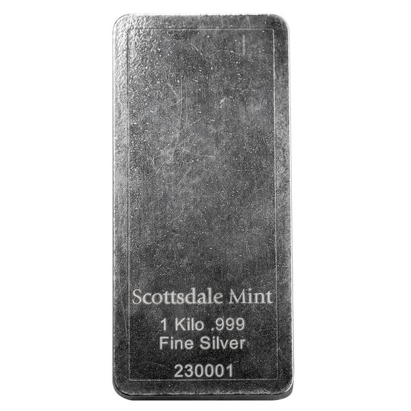2023 Scottsdale Mint Lion Kilo 999 Silver Bar 02