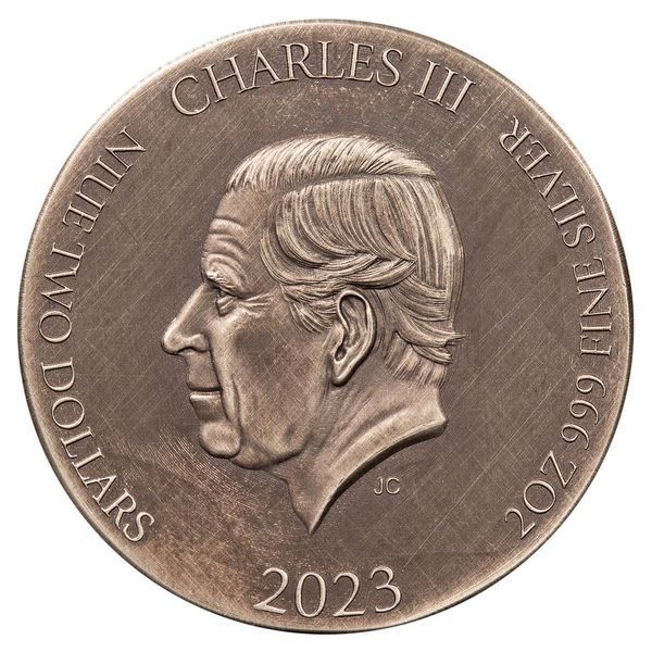 2023 Scottsdale Mint Niue Biblical Series 49 The Parable Of The Prodigal Son 2 Troy Oz 999 Fine Silver Coin 2