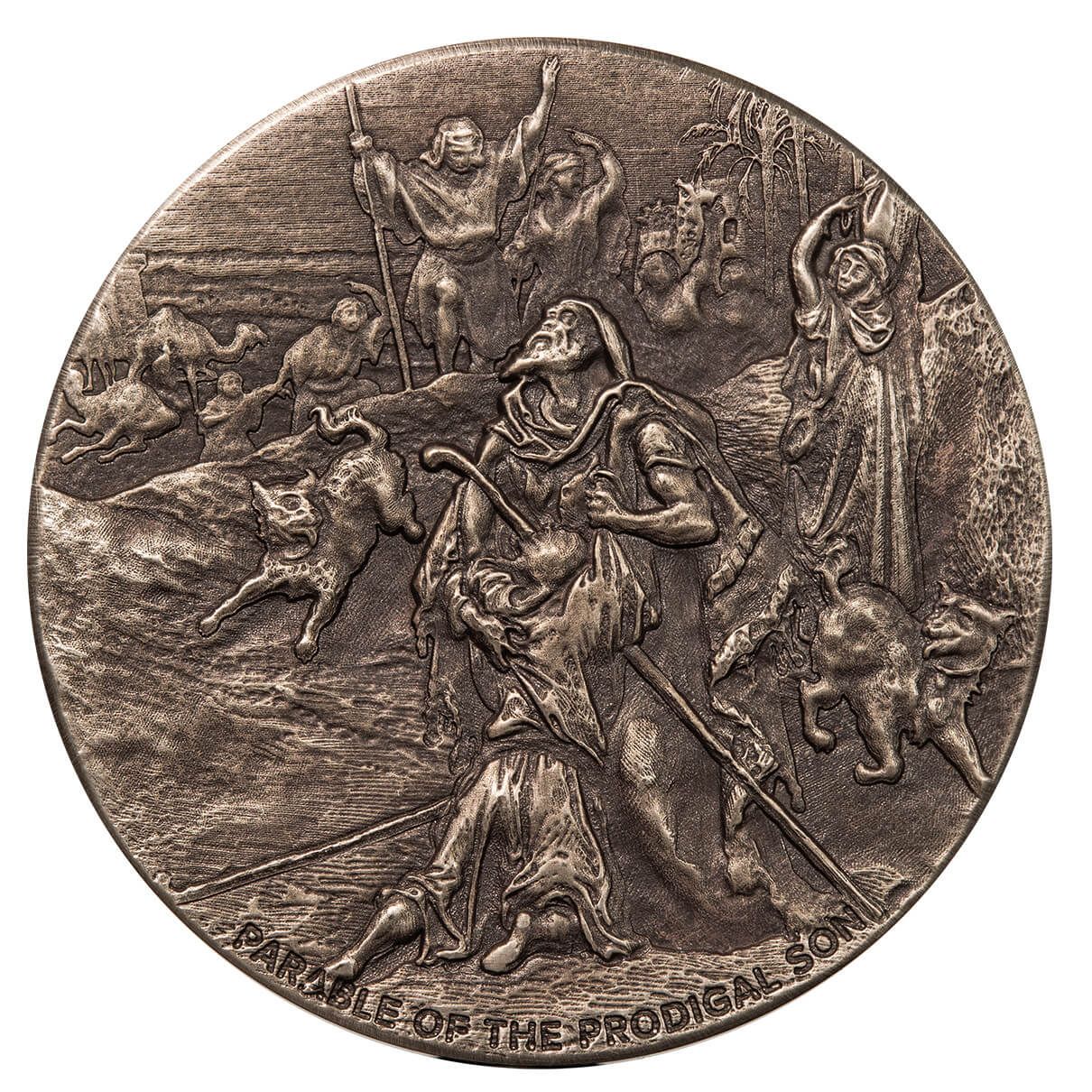 2023 Scottsdale Mint Niue Biblical Series 49 The Parable Of The Prodigal Son 2 Troy Oz 999 Fine Silver Coin 4