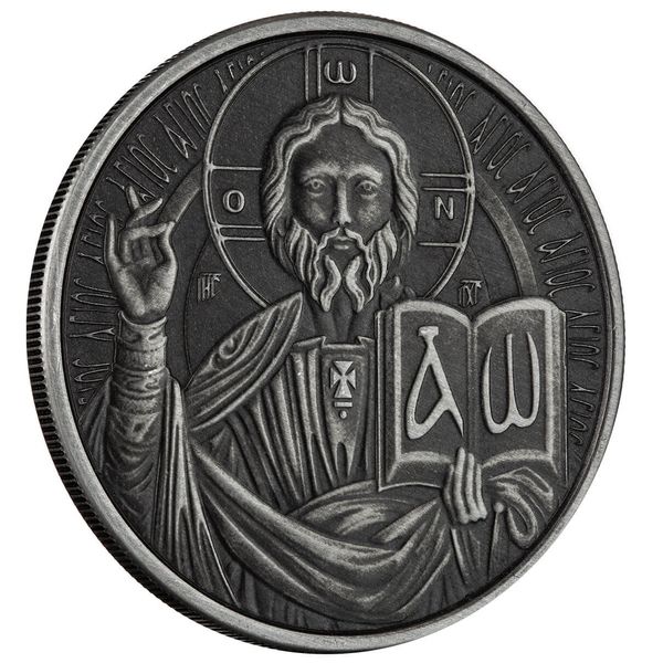 2023 Scottsdale Mint Samoa Jesus Collection The Teacher 1 Troy Ounce 999 Fine Silver Antique Coin 05