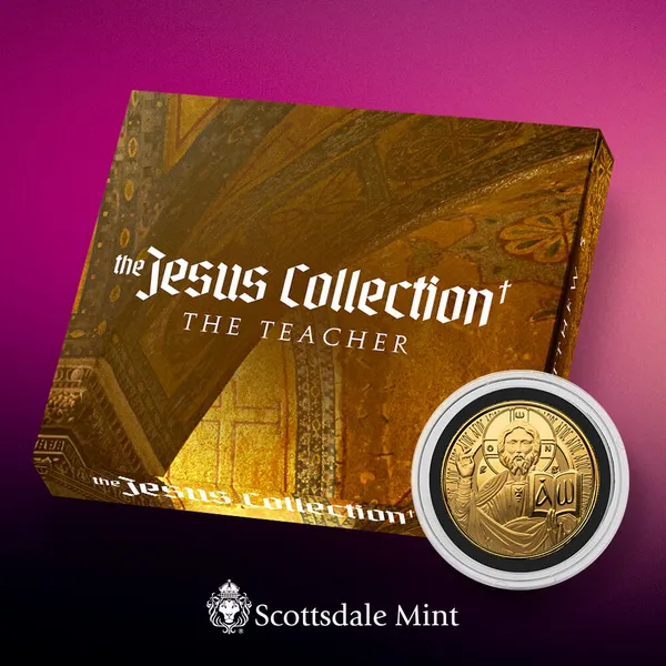2023 Scottsdale Mint Samoa Jesus Collection The Teacher 1 Troy Ounce 9999 Fine Gold Brilliant Uncirculated Coin 02