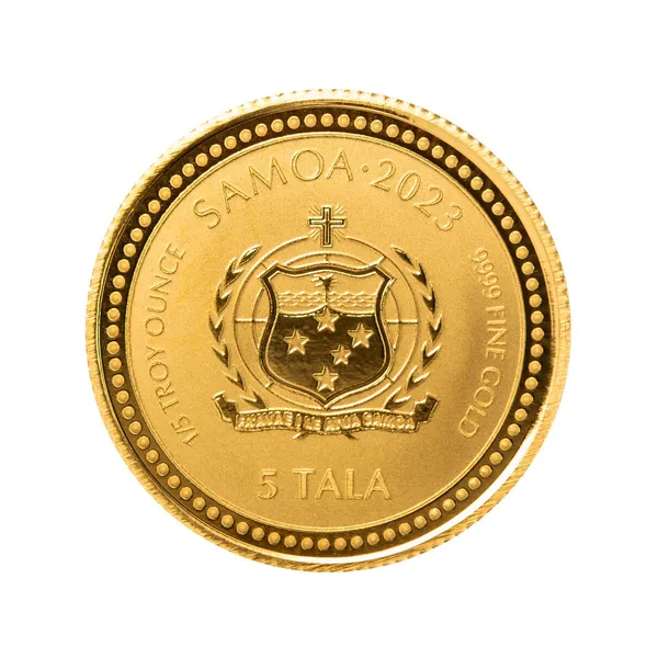 2023 Scottsdale Mint Samoa Jesus Collection The Teacher Fifth Troy Ounce 9999 Fine Gold Bu Coin 05