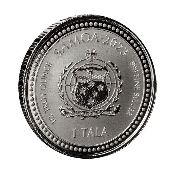 2023 Scottsdale Mint Samoa Jesus Collection The Teacher Half Troy Ounce 999 Fine Silver Bu Coin 03