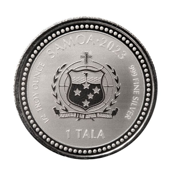2023 Scottsdale Mint Samoa Jesus Collection The Teacher Half Troy Ounce 999 Fine Silver Bu Coin 04
