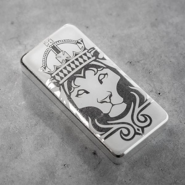 2023 Scottsdale Mint White Lion Kilo 999 Silver Bar 02