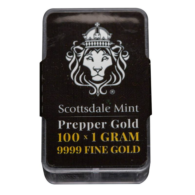 Scottsdale Mint 1 Gram Gold Prepper Bar Case 01