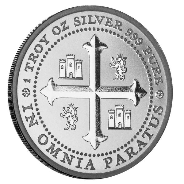 2024 Scottsdale Mint Omnia Paratus 1 Troy oz 999 Fine Silver Round