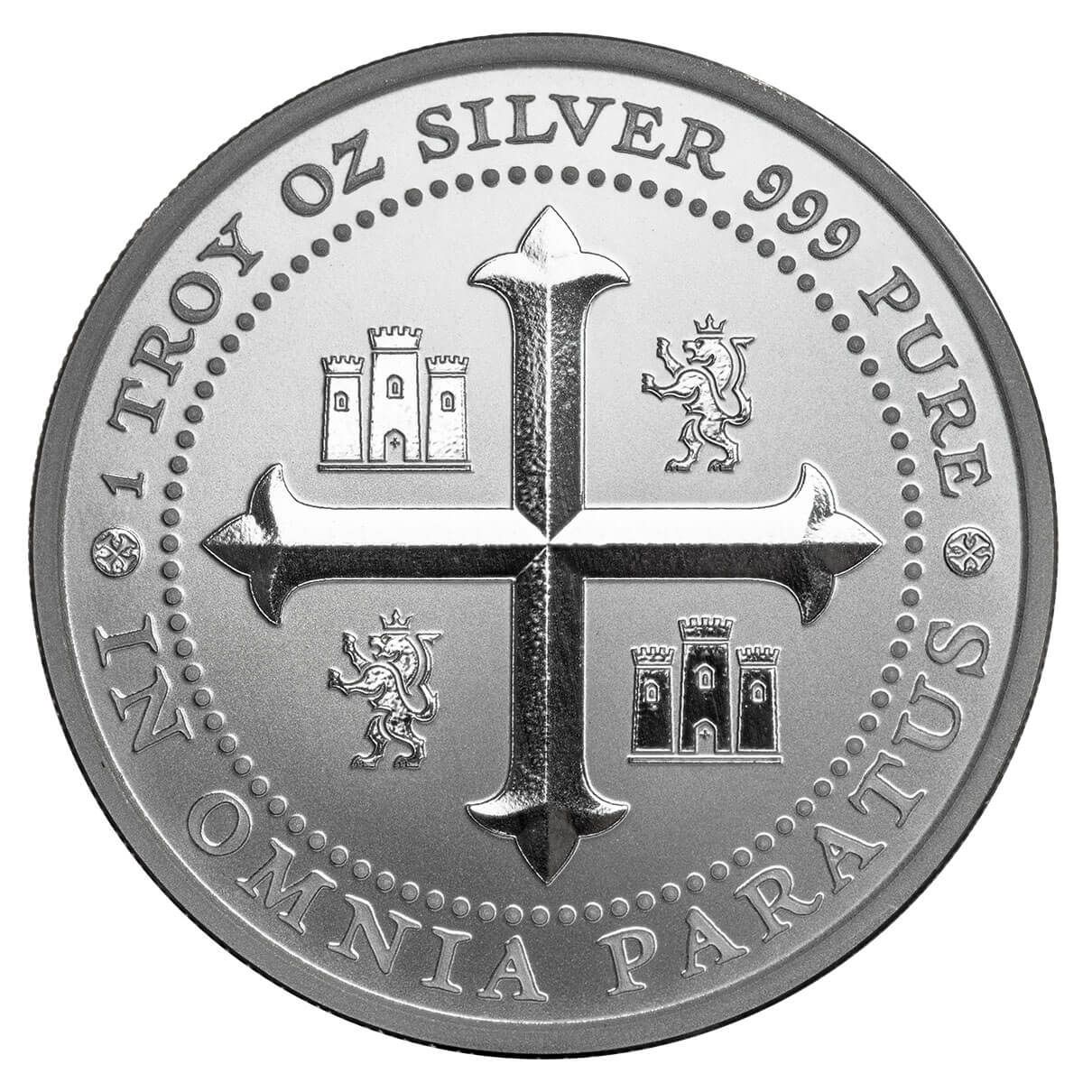 2024 Scottsdale Mint Omnia Paratus 1 Troy oz 999 Fine Silver Round