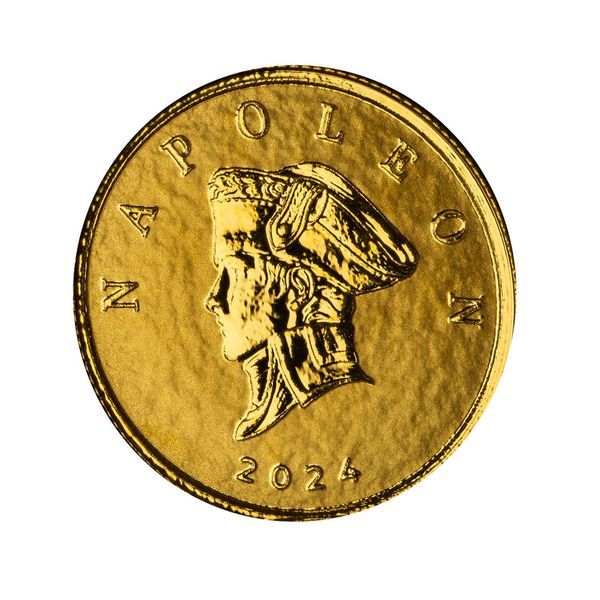 2024 Liberia Commander Series Napoleon Bonaparte Tenth Troy Oz 9999 Fine Gold Coin Scottsdale Mint 3
