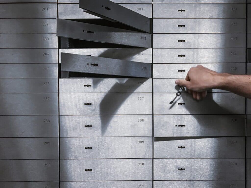 Bank Safety Deposit Box