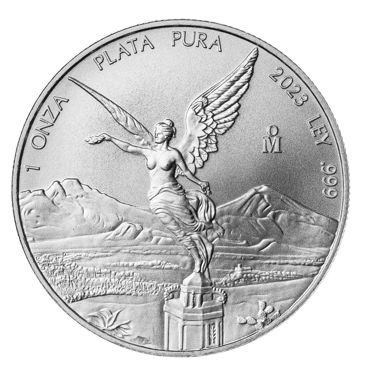 2023 Banco De Mexico Libertad 1 Troy Ounce 999 Fine Silver Bu 05
