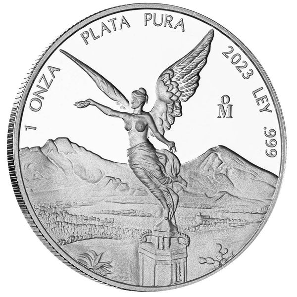 2023 Banco De Mexico Libertad 1 Troy Ounce 999 Fine Silver Proof 03