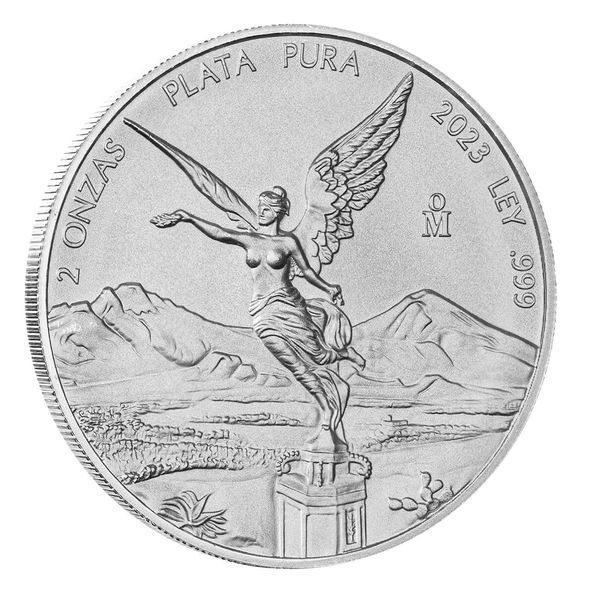 2023 Banco De Mexico Libertad 2 Troy Ounce 999 Fine Silver Bu 06
