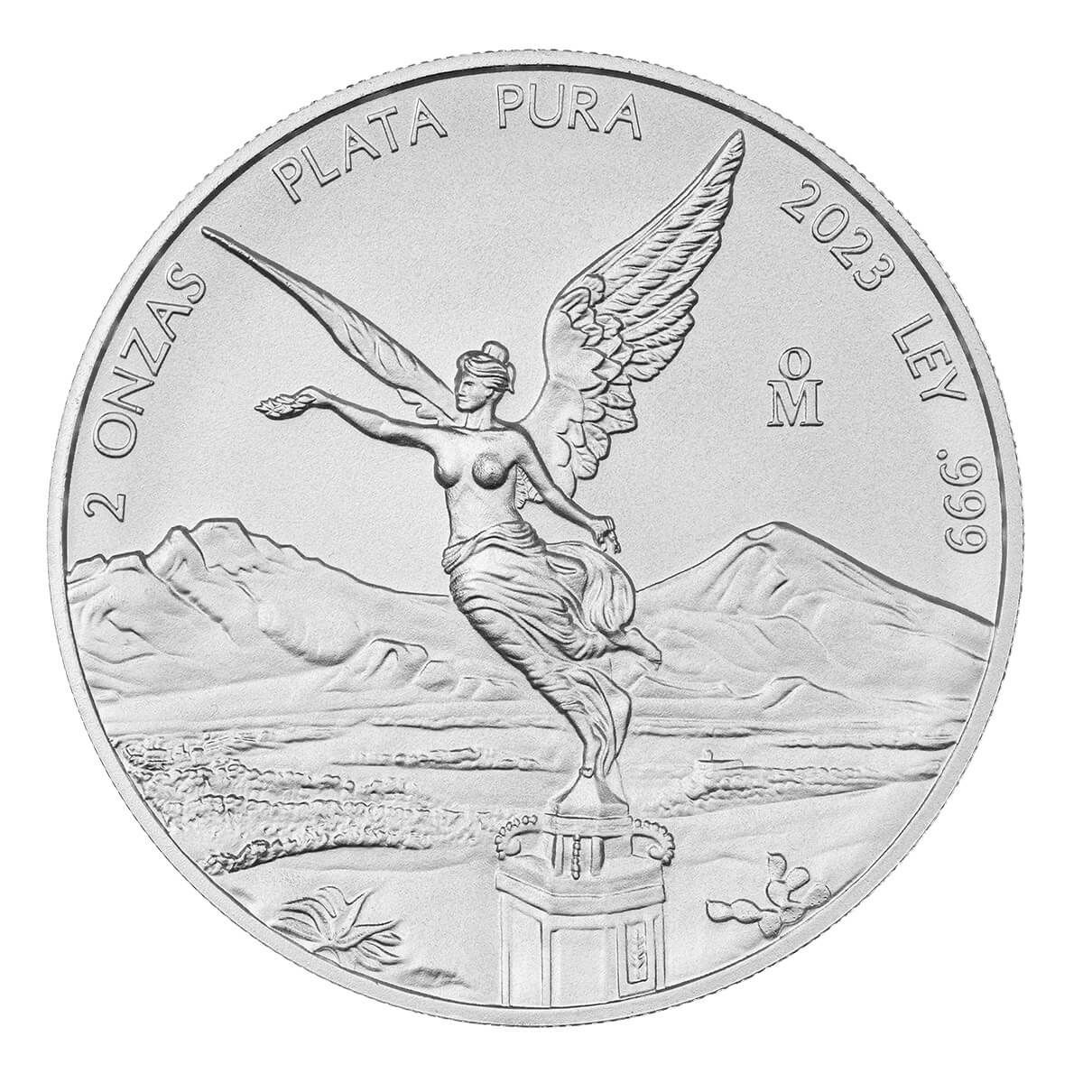 2023 Banco De Mexico Libertad 2 Troy Ounce 999 Fine Silver Bu 07