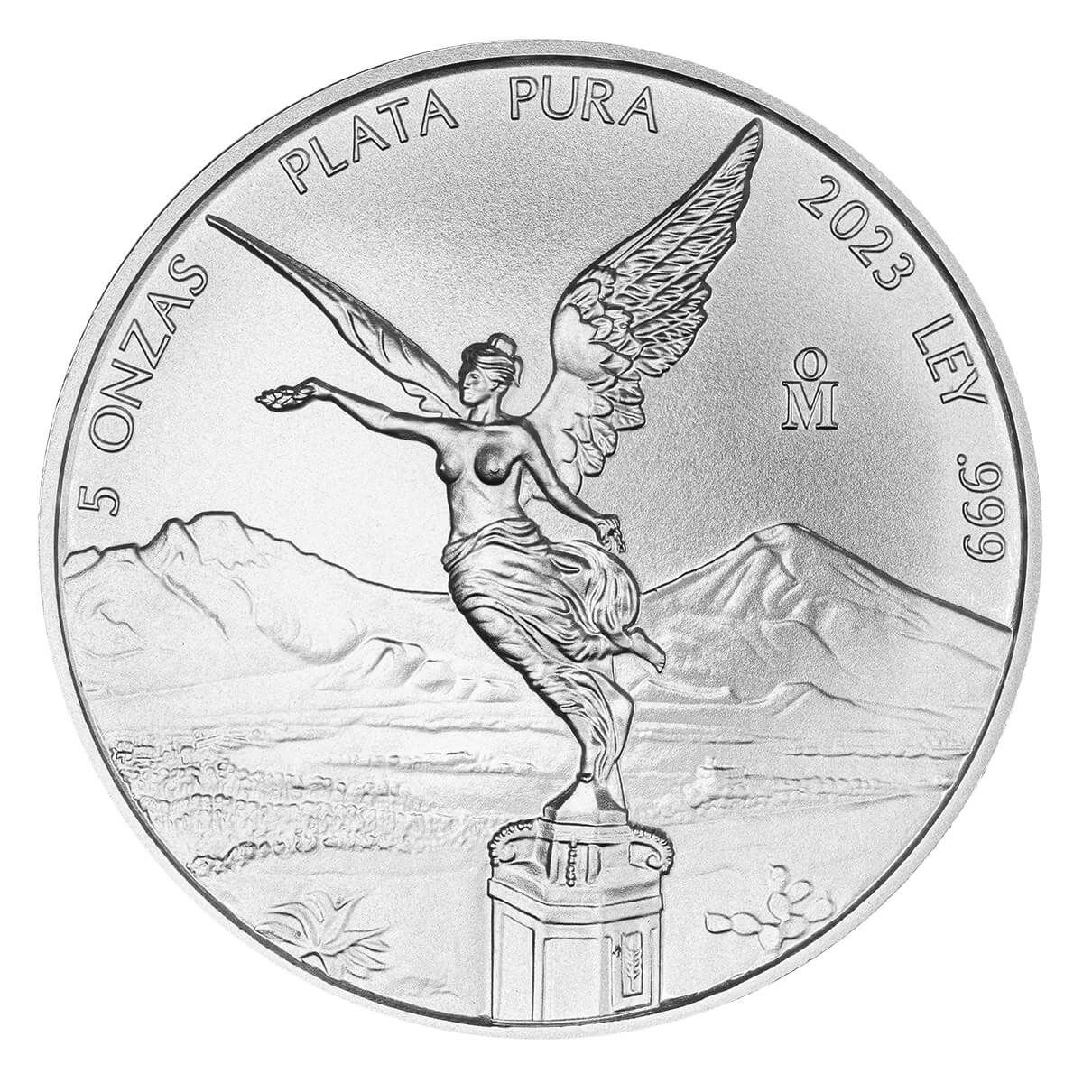 2023 Banco De Mexico Libertad 5 Troy Ounce 999 Fine Silver Bu 07