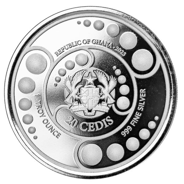 2023 Scottsdale Mint Ghana Alien Invasion Is Here One Troy Ounce 999 Fine Silver Proof Color Coin 02