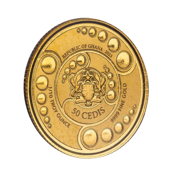 2023 Scottsdale Mint Ghana Alien Invasion Is Here Tenth Troy Ounce 9999 Fine Gold Proof Like Coin 01