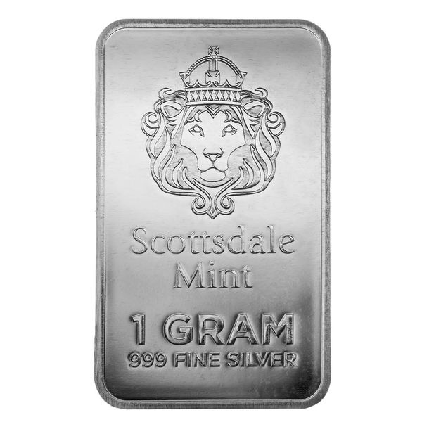 2024 Scottsdale Mint 1 Gram 999 Fine Silver Prepper Bars 01