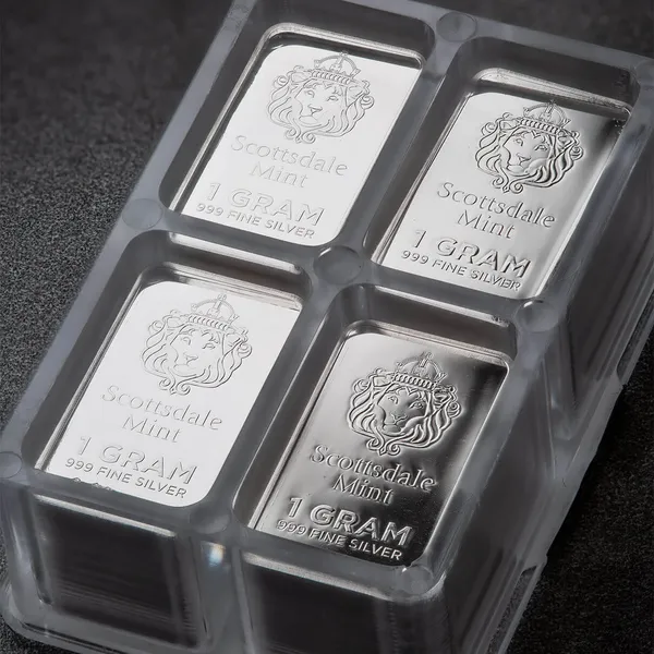 2024 Scottsdale Mint 1 Gram 999 Fine Silver Prepper Bars 03
