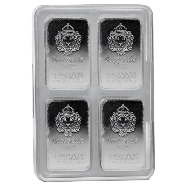 2024 Scottsdale Mint 1 Gram 999 Fine Silver Prepper Bars 04