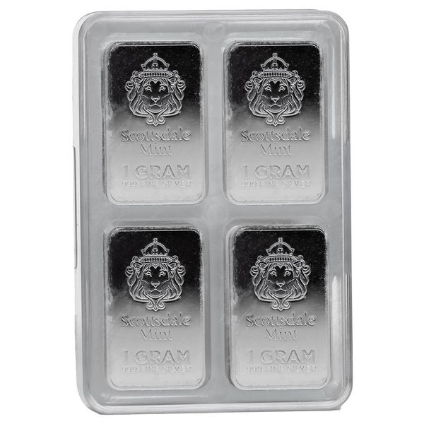 2024 Scottsdale Mint 1 Gram 999 Fine Silver Prepper Bars 04