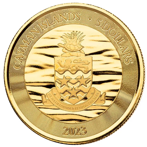 2023 Scottsdale Mint Cayman Islands Loggerhead Turtle 1 Troy Ounce 9999 Fine Gold Coin 06