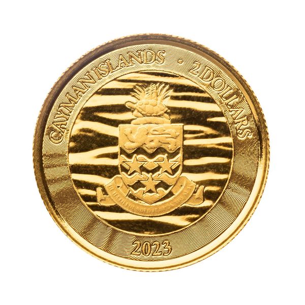 2023 Scottsdale Mint Cayman Islands Loggerhead Turtle Tenth Troy Ounce 9999 Fine Gold Coin 05
