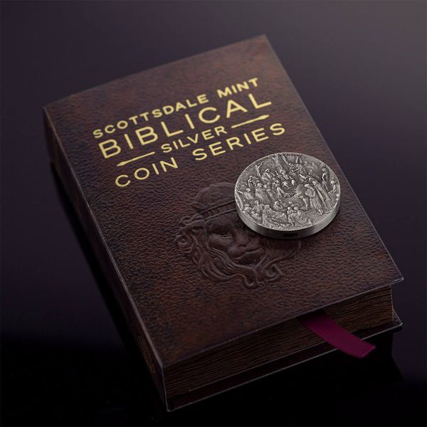 2023 Biblical Series | The Tower Of Babel 2 Oz Silver Antique Coin (copy)