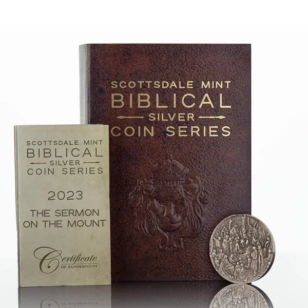 2023 Biblical Series | The Tower Of Babel 2 Oz Silver Antique Coin (copy)